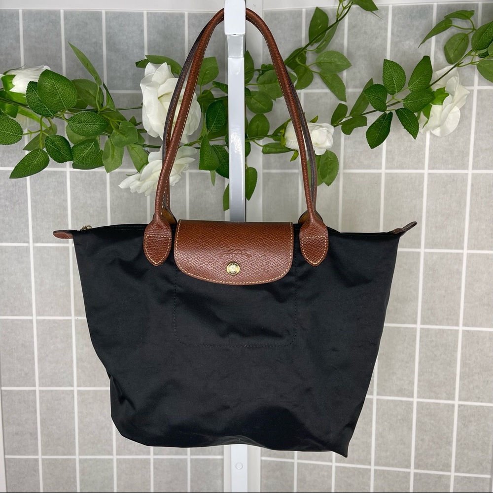 Longchamp  Womens Nylon Leather Handbag